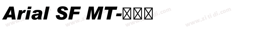 Arial SF MT字体转换